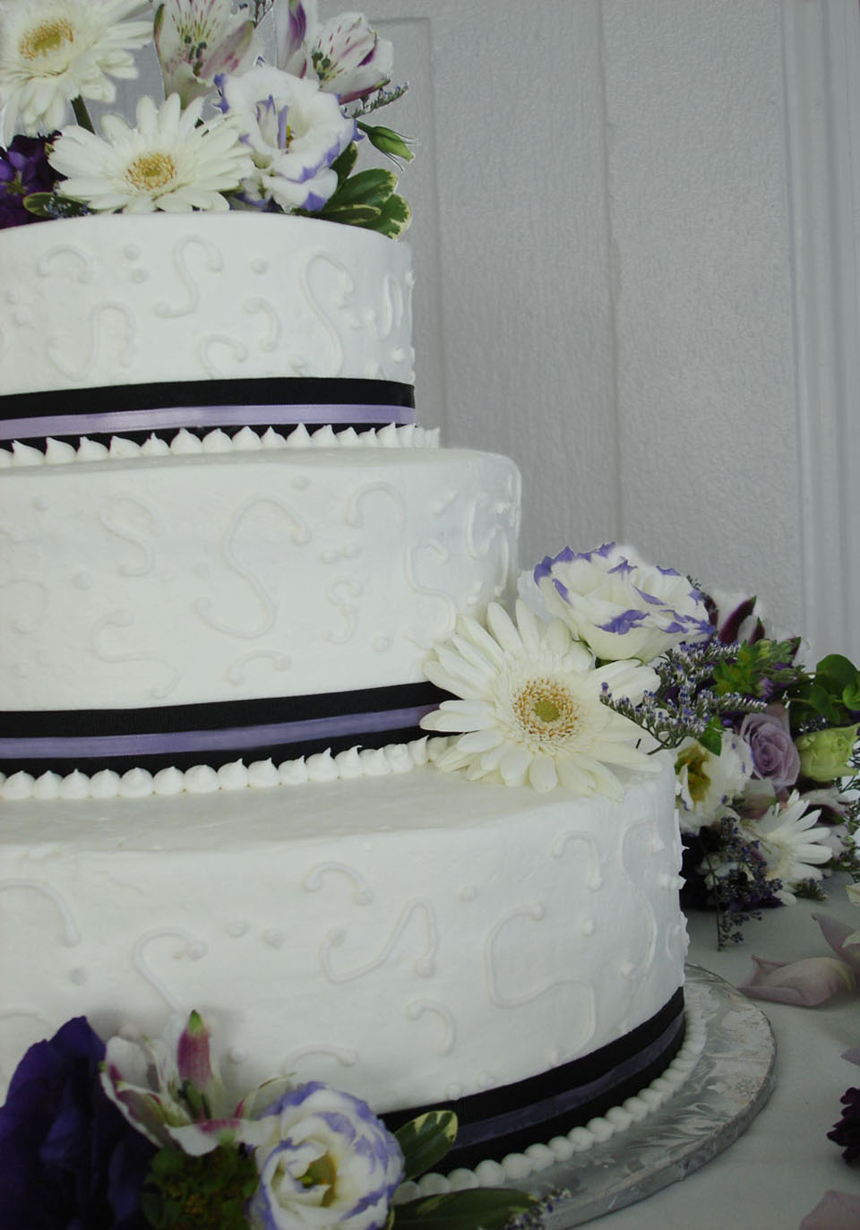 Purple Ribbon Cake